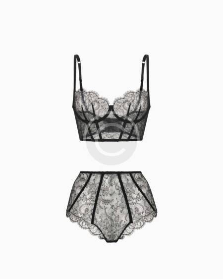 Sheer lace set